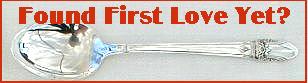 First Love Silver Flatware on Liz CJ
